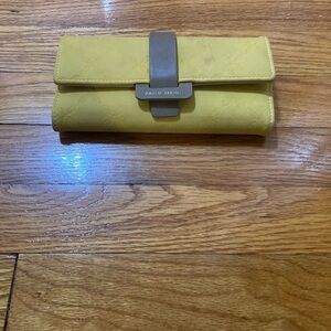 Yellow Clutch Wallet